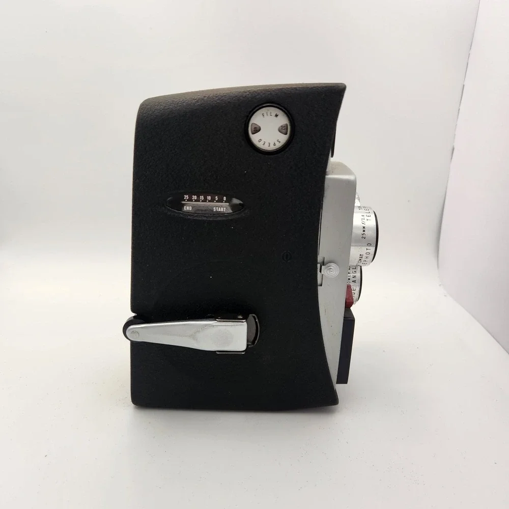 Sears Tower Triple Lens 8mm Movie Camera Model 584.91891 Vintage Shutter Tested